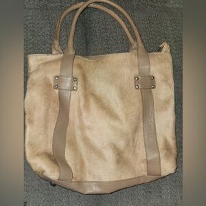 Stylish Tan Tote Bag